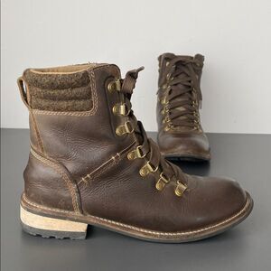 Kodiak Surrey II Waterproof Leather Boot Men US Sz 7/ Women 8.5 Combat Lace-up